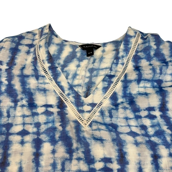 NEW Tahari Blue Tie Dye Beach/Swimsuit Cover Size M - Picture 8 of 12